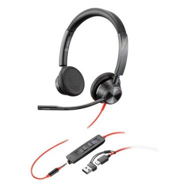 Imagem de Headset POLY Blackwire 3325-M Stereo USB-C/A 8X222AA - HP INC