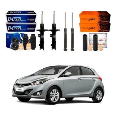 Imagem de Kit Amortecedor Dianteiro Traseiro Hb20 1.0 1.6 2016 A 2019 - Cofap