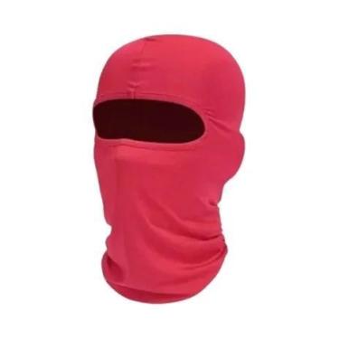 Imagem de Máscara De Esqui Masculina De Rosto Inteiro Preta Balaclava Com Cobert
