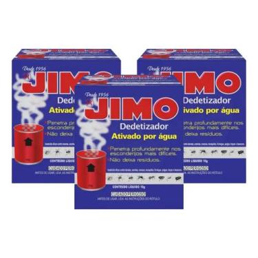 Imagem de Kit 3 Jimo Gás Fumigante Ativado Por Água 10g Dedetizador