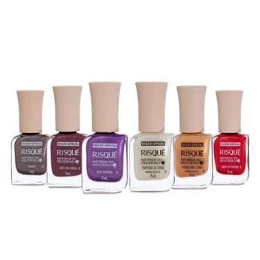 Imagem de Kit Esmaltes Risqué Mistérios do Inverno - 6 unidades - Risque