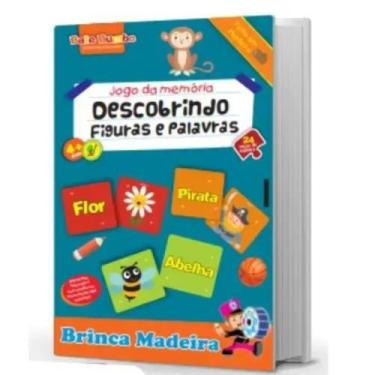 Imagem de Brinquedo Jogo Da Memória Descobrindo Figuras E Palavras - Bate Bumbo