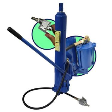 Imagem de Bomba Hidráulica Pneumática Para Girafa Guincho 8 Toneladas Acionament