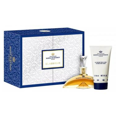 Imagem de Marina de bourbon kit classique feminino (eau de parfum 100ml + loção corporal 150ml)