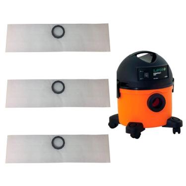 Imagem de 3 Sacos Duplo Alc Para Aspirador Lavor Al 10 11 12 Apl