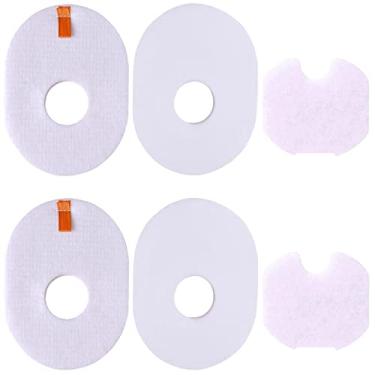 Imagem de Laukowind Kit de Reposição para Foguete de Tubarão Ultraleve Vácuo: 2 Postes + 2 Filtros de Espuma e Feltro para Shark Rocket HV300, HV301, HV302, HV303, HV305, HV308, HV310, HV292