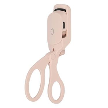 Imagem de Modelador de Cílios Aquecido, Modelador de Cílios Elétrico Aquecido de Silicone para Uso Diário para Cílios Macios (Rosa)