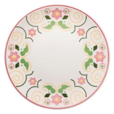 Imagem de Kit 4 Pratos de Sobremesa Unni Lima Oxford® Cerâmica 19 Cm