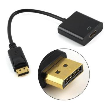 Imagem de Cabo Adaptador Conversor Display Port Dp Para Hdmi