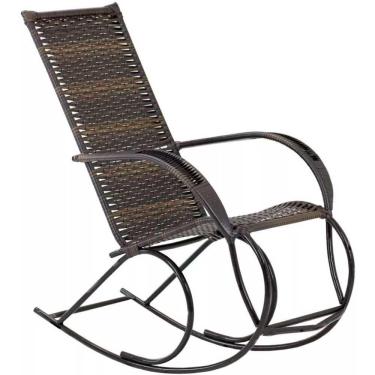 Imagem de Cadeira De Balanço Para Jardim, Edícula Trama Pedra Ferro