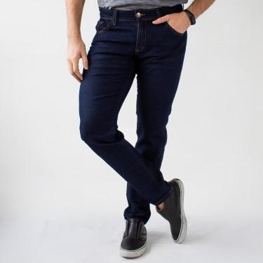 Imagem de Calça Masculina Jeans Escuro Skinny Forro Elastano Anticorpus-Masculino