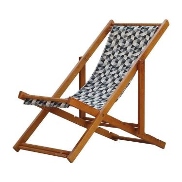 Imagem de Espreguiçadeira Preguiçosa Dobrável Mel Sb-triang Preto