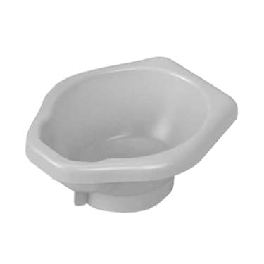 Imagem de Peça de substituição para cadeira de penico 4 em 1 Fisher-Price Home Decor - GPN14 - Tigela de penico cinza de substituição