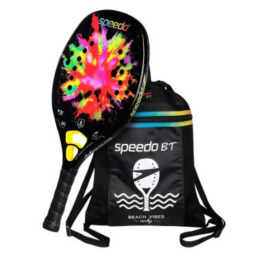 Imagem de Raquete de Beach Tennis 3K Colors Glow  + Beach Bag Colors