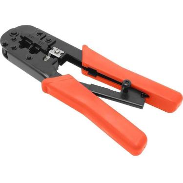 Imagem de Alicate de Crimpar RJ45 e RJ11 Com Catraca HT568R - Multitoc