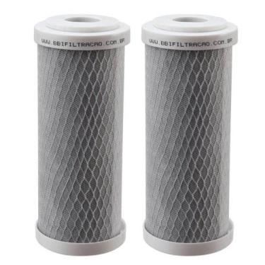 Imagem de Kit 2 Unidades Refil Filtro Carbon Block BBI 7" x 2,5'' E200/5 Encaixe