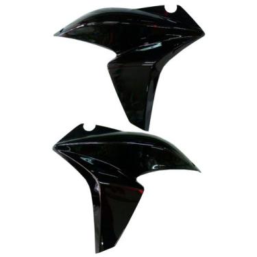 Imagem de Aba Tanque Xre300 Preto 2014 Par - Serjão Motopeças