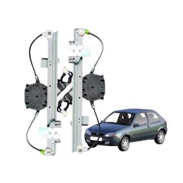 Imagem de Par Maquina Vidro Eletrico Courier Direita + Esquerda +Motor - Sp. Rep