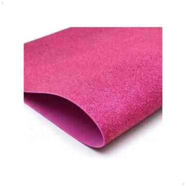 Imagem de Eva Com Glitter 40cmX60cm 2mm PCT C/5 - MAke+ - Make +, Pink
