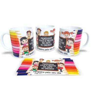Imagem de Canecas Personalizadas dia dos Professores - Estampa Sublimada, Mod.13
