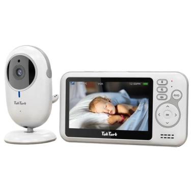 Imagem de Babá Eletrônica Vídeo Monitor Tela Colorida Grande Microfone - TakTark