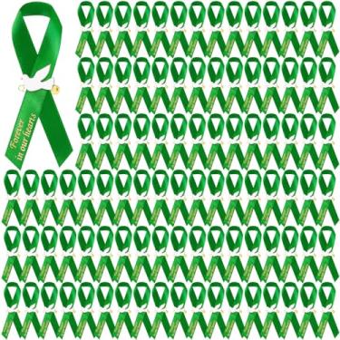 Imagem de Geosar 100 Pçs Fitas Funerárias de Pomba Fita Memorial Pinos Funerários Serviço Memorial Respeito Laço de Fita Personalizado com Alfinetes de Segurança e Pomba Branca para o Dia da Lembrança do Luto