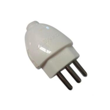 Imagem de Plugue Macho 3 Pinos para Tomada Cilindro Padrão Brasileiro, 20 Ampere