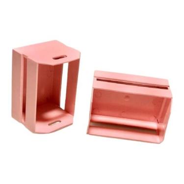 Imagem de Mini Caixote - Rosa Bebe - 12x7cm - 1 UN - Rizzo - Pareja Plásticos