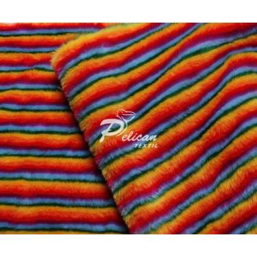 Imagem de Tecido Pelúcia Pele Estampada Animal Print Chinelos Pantufas Ursinhos 