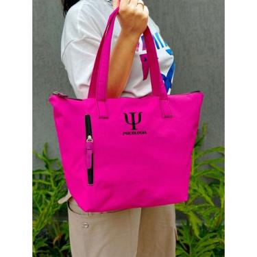 Imagem de Bolsa Shopper Nylon PSICOLOGIA de Ombro Clean Esportiva Academia Bags 