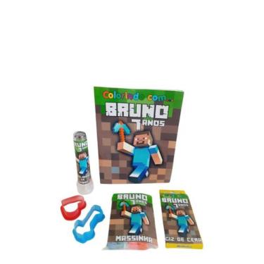 Imagem de 10 Kit de Colorir Personalizado Minicraft - Mojang