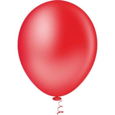 Imagem de Balão GRAN Festa Nº90 Vermelho - Pacote com 50 Unidades - Riberball
