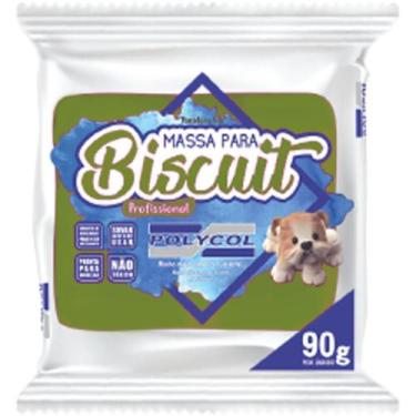 Imagem de Massa de Porcelana Fria Biscuit Verde Oliva 90G Caixa com 12 - Polycol