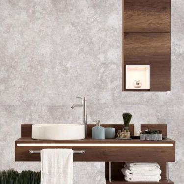 Imagem de Papel de Parede  Marmore Limestone Jerusarem Grey (folha med. 90x300 c