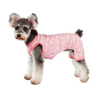 Imagem de Best Furry Friends Pijama para cães, floral de Páscoa, pequeno