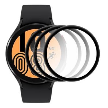 Imagem de Kit 3x Pelicula 3D Para Galaxy Watch4 44mm - Facil Aplicar - TechKing,