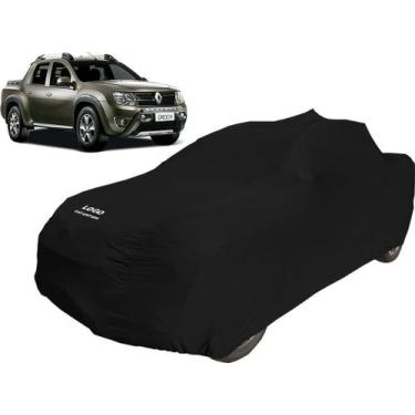 Imagem de Capa Renault Duster Oroch Tecido Macio Não Risca Pintura - Mz, Preta