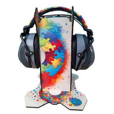 Imagem de Abafador de Ruido para Autistas Infinity Color 26 DB com suporte decor