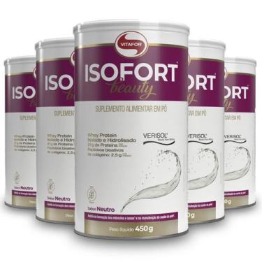 Imagem de Kit 5 Isofort Beauty Vitafor Neutro 450g