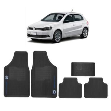 Imagem de Tapete Automotivo Carro Volkswagen Versátil Borracha 5 peças, GOL G6