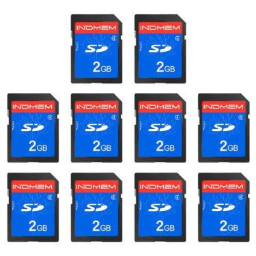 Imagem de Cartão SD INDMEM 2GB Classe 4 (10 Unidades) - Memória Flash MLC