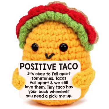 Imagem de Taco de Crochê QMilch - Feito à Mão - Apoia Emoções Positivas