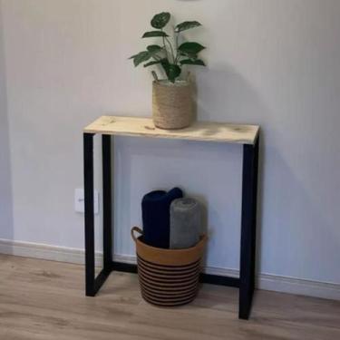 Imagem de Mesa Aparador Sala Buffet Estilo Industrial Decoração Apartamento Casa