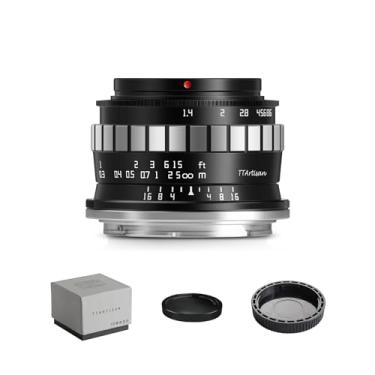 Imagem de TTArtisan Lente APS-C F1.4 de 23 mm preta e prata (suporte Nikon Z, preto e prata)