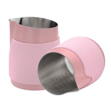 Imagem de Normcore - Jarra de Leite sem Alça, 600 ml, Aço Inoxidável, Bico Afiado, Rosa