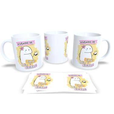 Imagem de Caneca Personalizada Com Frases Engraçadas, Divertidas e Deboche P22 (Vivendo de café)