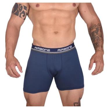 Imagem de 10 Cuecas Boxer Box Masculino Forro  Algodão Airbone, Variadas, M