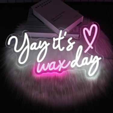 Imagem de Whfobfe Sinal de néon com luzes de néon LED para decoração de parede LED alimentado por USB para decoração de quarto