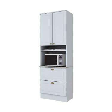 Imagem de Paneleiro Duplo Americana 220 Cm Para 1 Forno Henn Branco