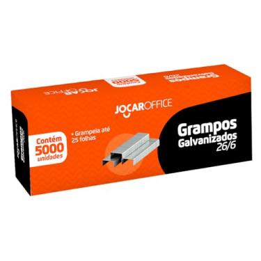 Imagem de Grampo Galvanizado 26/6 Com 5000 Leonora, Prata